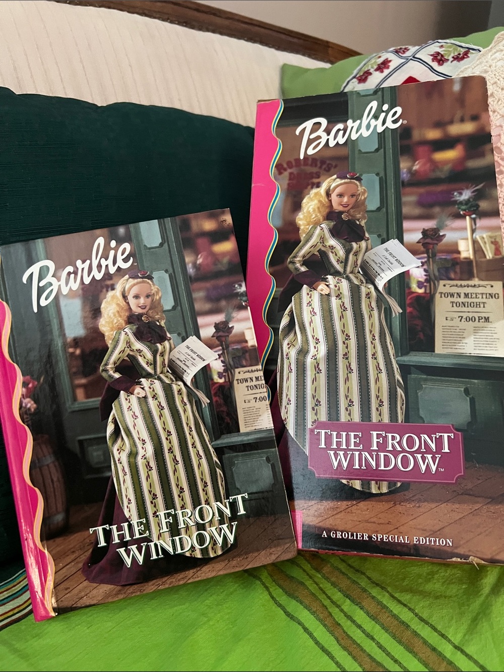 Rare VNT Barbie x Grolier Book Set “The Front Window “ Story of Women’s Suffrage